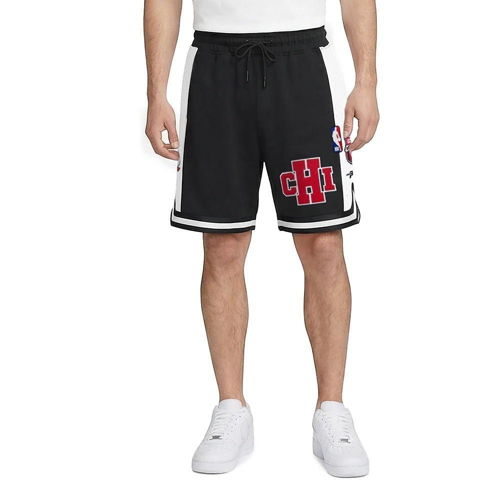 Pro Standard Chicago Bulls Letterman Pro Shorts from On Time Fashions – shorts by Pro Standard, Birmingham AL’s 1 fashion store and premier destination for streetwear, suits, kids fashion, and big & tall