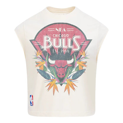 Pro Standard Chicago Bulls Paradise Cut Off Shirt from On Time Fashions – tee by Pro Standard, Birmingham AL’s 1 fashion store and premier destination for streetwear, suits, kids fashion, and big & tall