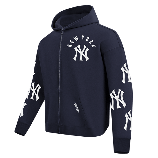 Pro Standard New York Yankees All Pro Full-Zip Hoodie – Midnight Navy