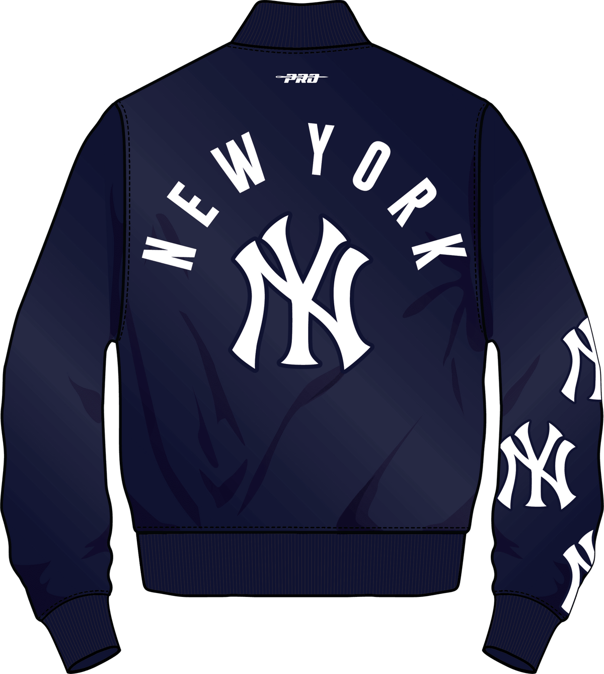 Pro Standard New York Yankees All Pro Satin Jacket – Navy