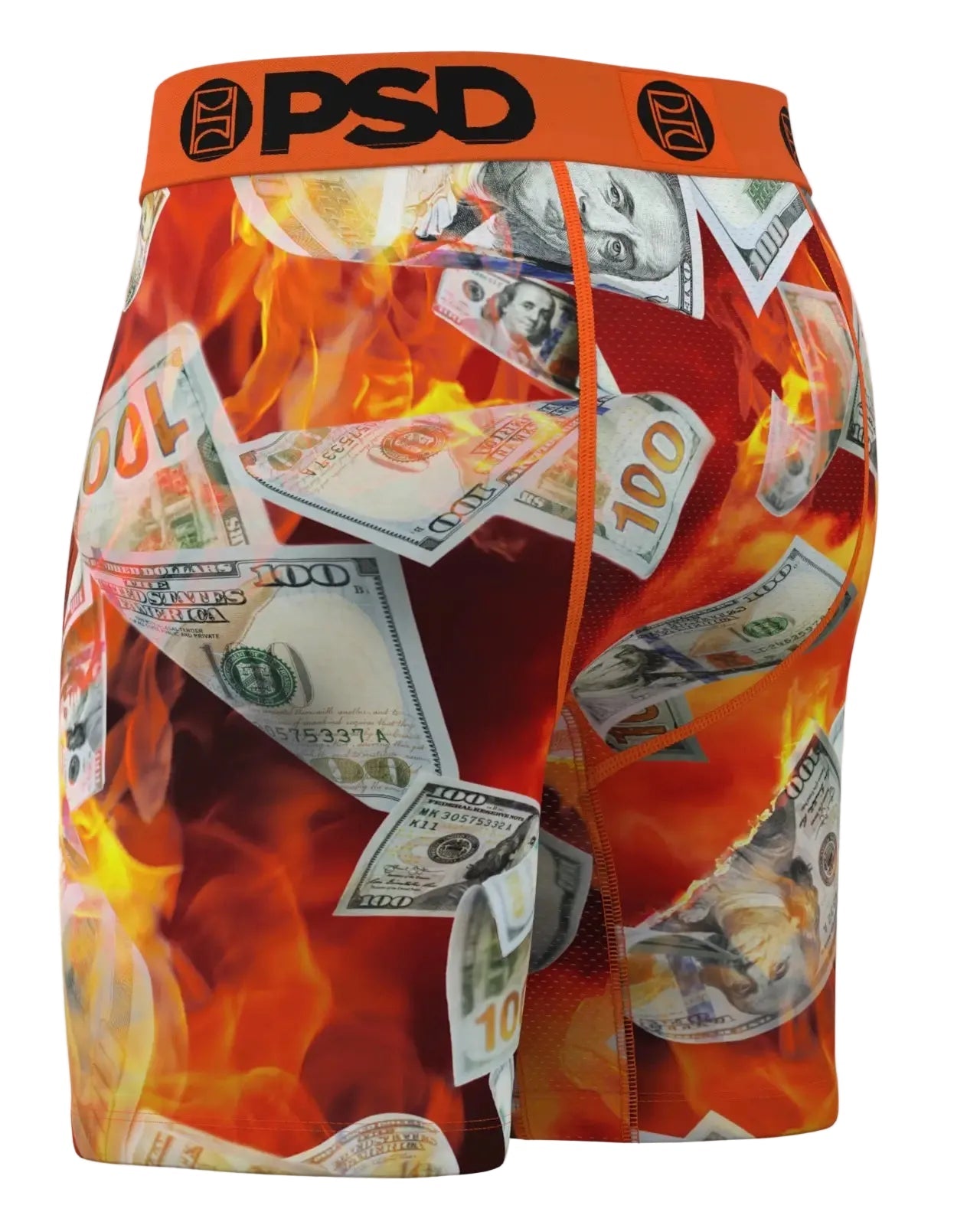 PSD Burning Benjis from On Time Fashions – Boxers by PSD, Birmingham AL’s 1 fashion store and premier destination for streetwear, suits, kids fashion, and big & tall