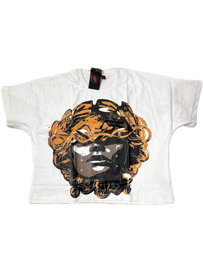 PWRE SOUL MEDUSA TEE from Local Brand Designer - bold Medusa graphic on soft white fabric, shop online or in-store.