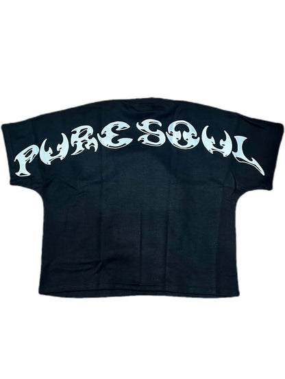 PWRE SOUL MEDUSA TEE featuring bold graphics available for online shopping or in-store pickup in [Location].