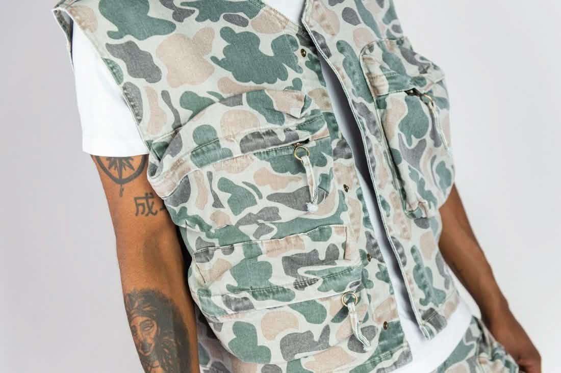 R3BEL Camo Vest from On Time Fashions – by On Time Fashions Birmingham, Birmingham AL’s 1 fashion store and premier destination for streetwear, suits, kids fashion, and big & tall