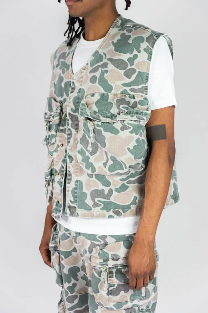 R3BEL Camo Vest from On Time Fashions – by On Time Fashions Birmingham, Birmingham AL’s 1 fashion store and premier destination for streetwear, suits, kids fashion, and big & tall