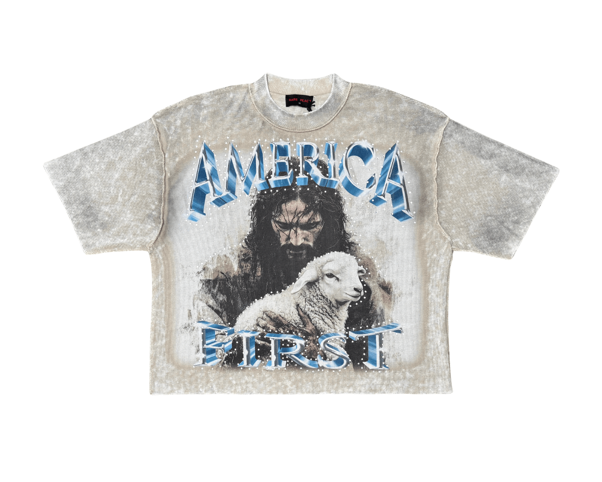 Rare Peace Jesus + Lamb Waffle Tee
