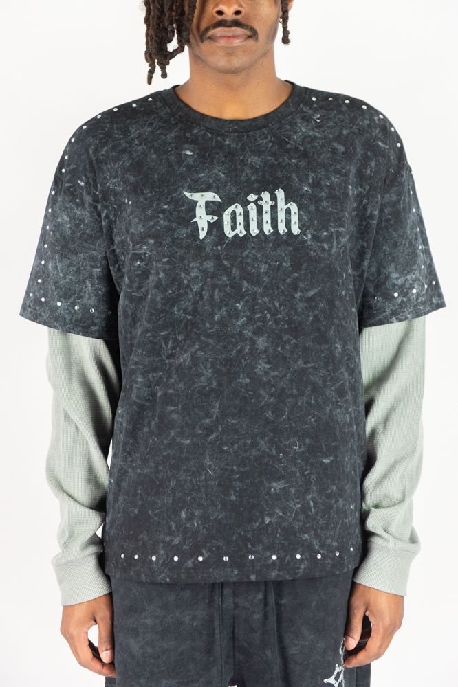 Rebel Minds Faith Layered Tee – view 6