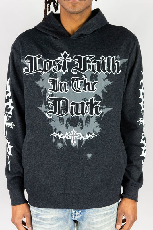 Rebel Minds Lost Faith Hoodie from On Time Fashions – Hoodie by Rebel Minds, Birmingham AL’s 1 fashion store and premier destination for streetwear, suits, kids fashion, and big & tall
