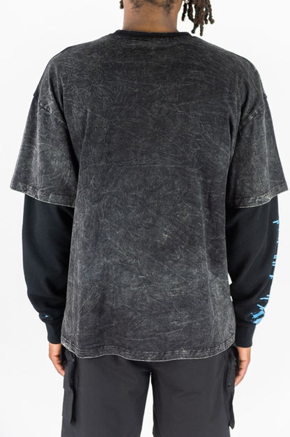 Rebel Minds Paradise Angel Layered Tee from On Time Fashions – tee by Rebel Minds, Birmingham AL’s 1 fashion store and premier destination for streetwear, suits, kids fashion, and big & tall