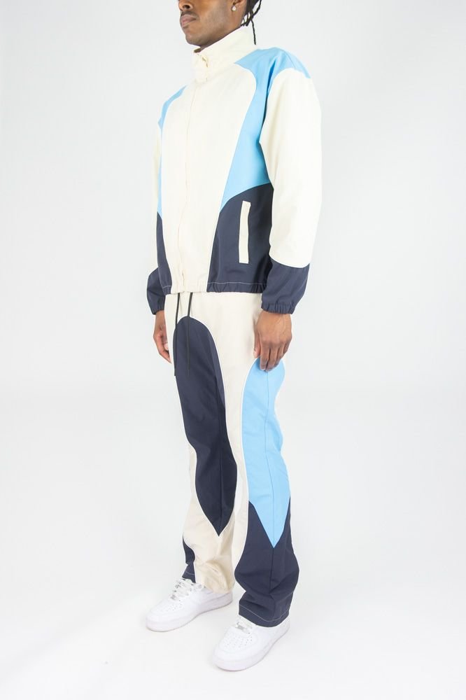Rebel Minds Ripstop Nylon Colorblock Set from On Time Fashions – Nylon Set by Rebel Minds, Birmingham AL’s 1 fashion store and premier destination for streetwear, suits, kids fashion, and big & tall
