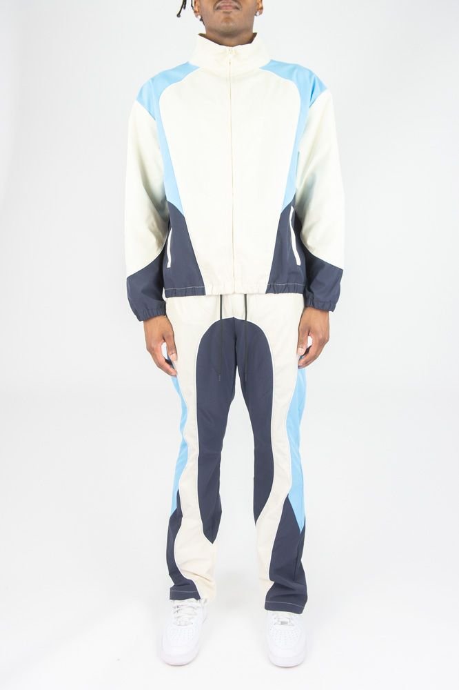 Rebel Minds Ripstop Nylon Colorblock Set from On Time Fashions – Nylon Set by Rebel Minds, Birmingham AL’s 1 fashion store and premier destination for streetwear, suits, kids fashion, and big & tall