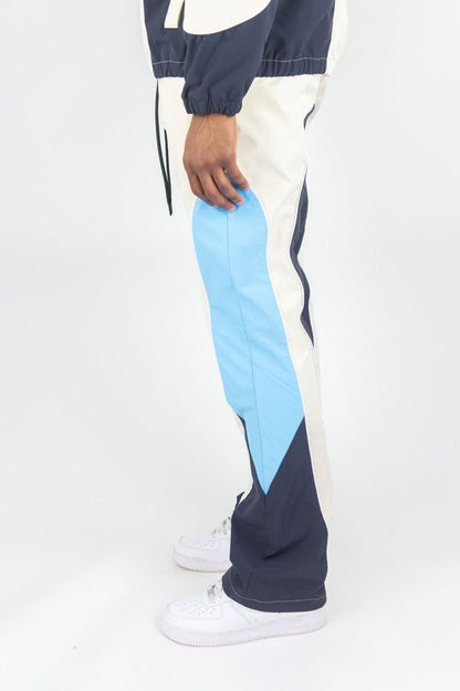 Rebel Minds Ripstop Nylon Colorblock Set from On Time Fashions – Nylon Set by Rebel Minds, Birmingham AL’s 1 fashion store and premier destination for streetwear, suits, kids fashion, and big & tall