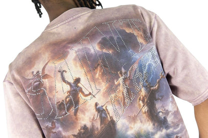 Rebel Minds Sinister Rhinestone Crop Tee from On Time Fashions – T-shirt by Rebel Minds, Birmingham AL’s 1 fashion store and premier destination for streetwear, suits, kids fashion, and big & tall