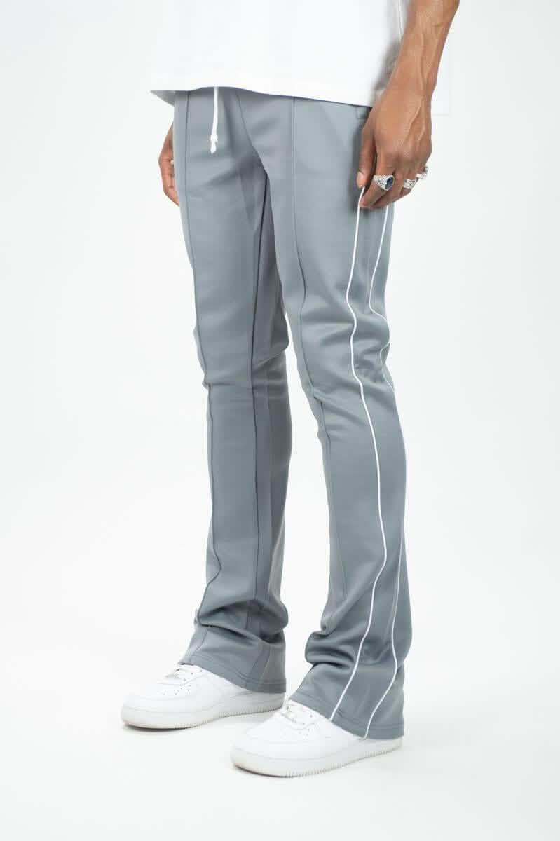 Rebel Minds Stacked Track Pants from On Time Fashions – Track Pants by Rebel Minds, Birmingham AL’s 1 fashion store and premier destination for streetwear, suits, kids fashion, and big & tall