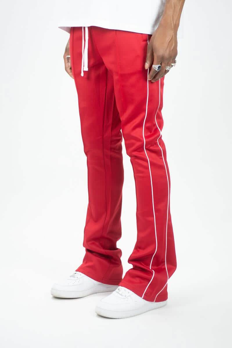 Rebel Minds Stacked Track Pants from On Time Fashions – Track Pants by Rebel Minds, Birmingham AL’s 1 fashion store and premier destination for streetwear, suits, kids fashion, and big & tall