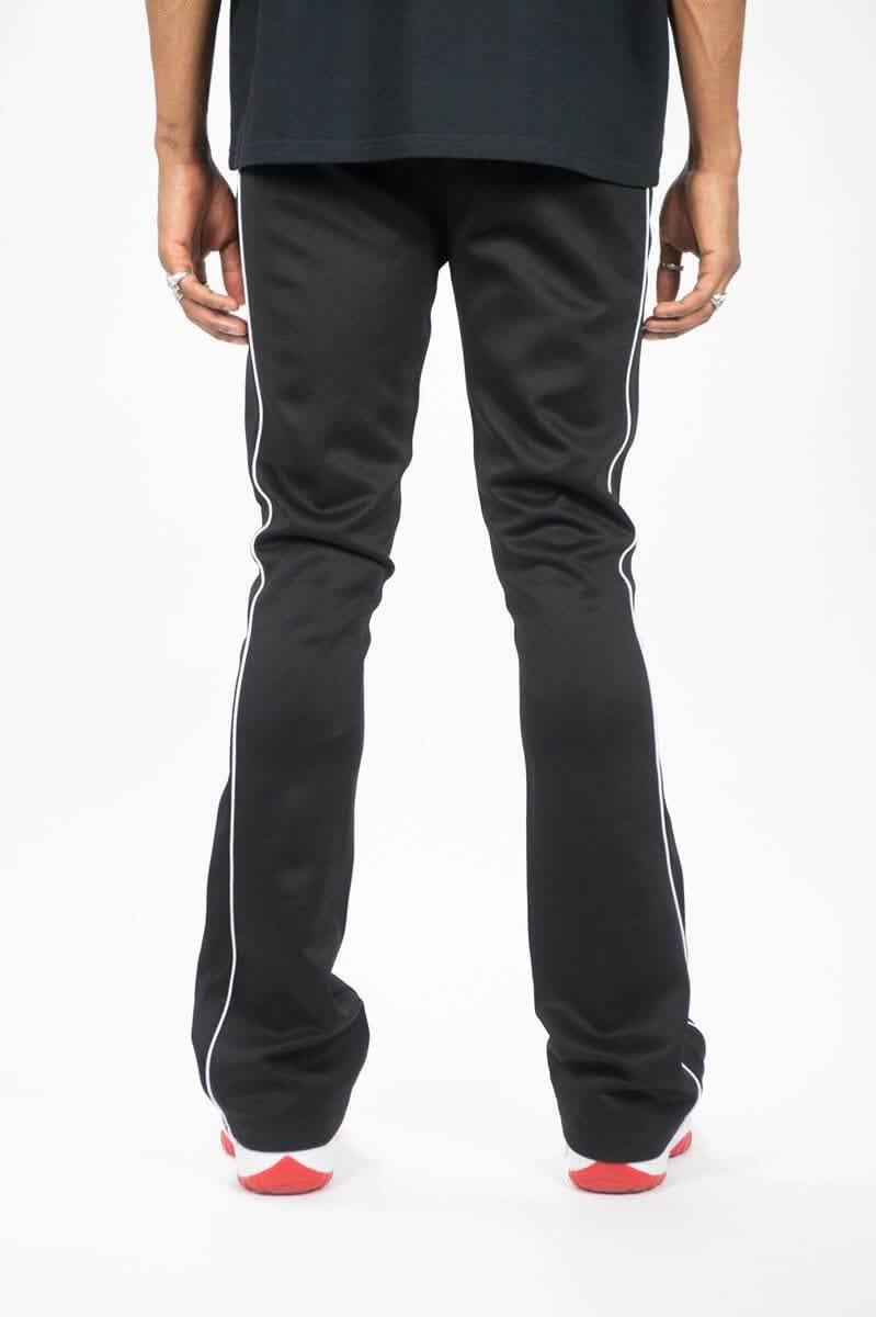 Rebel Minds Stacked Track Pants from On Time Fashions – Track Pants by Rebel Minds, Birmingham AL’s 1 fashion store and premier destination for streetwear, suits, kids fashion, and big & tall