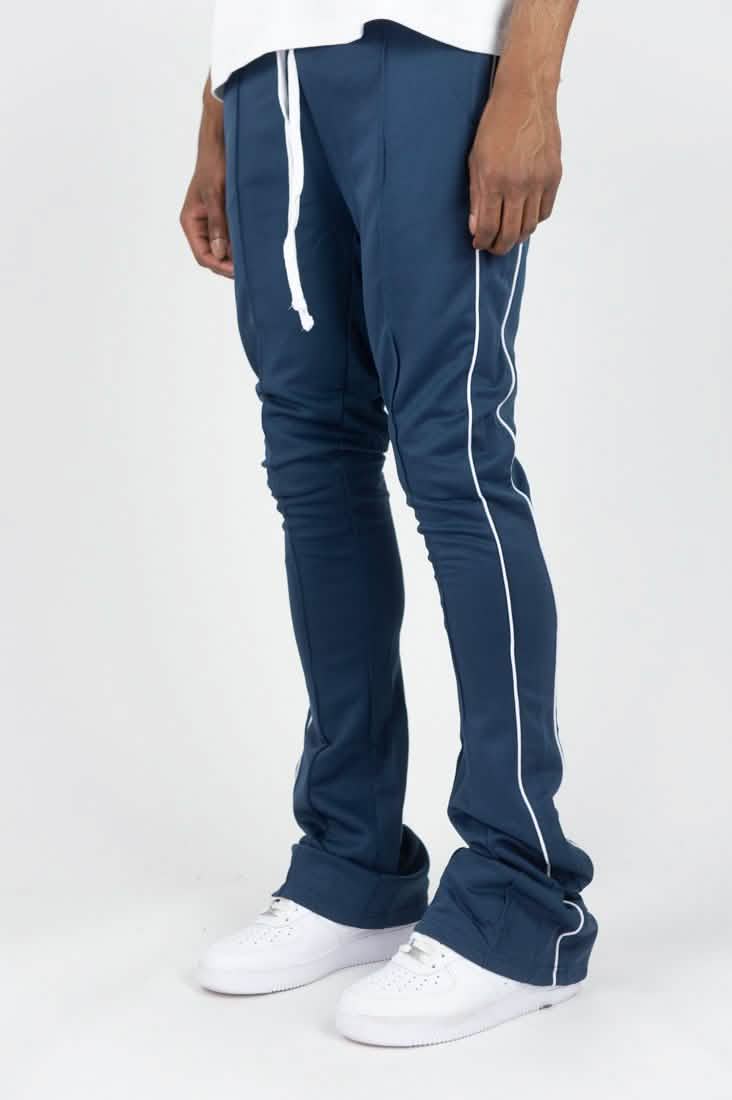 Rebel Minds Stacked Track Pants from On Time Fashions – Track Pants by Rebel Minds, Birmingham AL’s 1 fashion store and premier destination for streetwear, suits, kids fashion, and big & tall