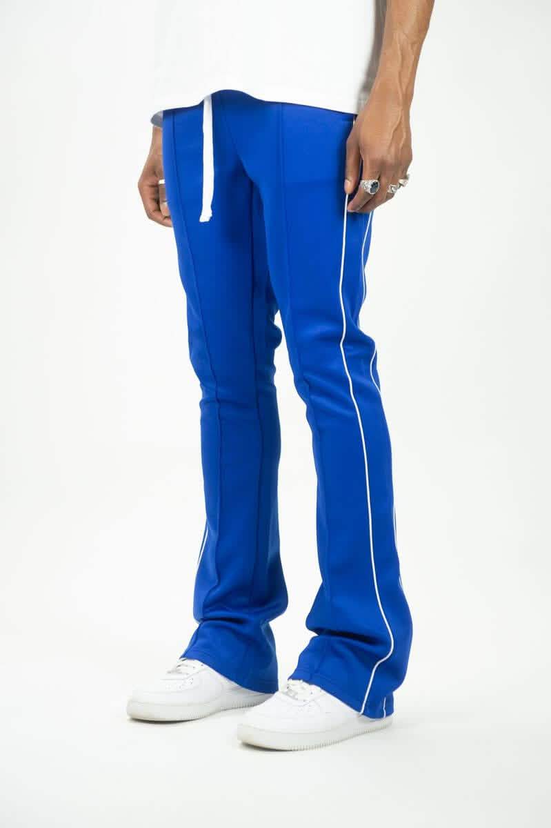 Rebel Minds Stacked Track Pants from On Time Fashions – Track Pants by Rebel Minds, Birmingham AL’s 1 fashion store and premier destination for streetwear, suits, kids fashion, and big & tall