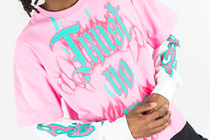 Rebel Minds Trust No One Layered Tee from On Time Fashions – tee by Rebel Minds, Birmingham AL’s 1 fashion store and premier destination for streetwear, suits, kids fashion, and big & tall