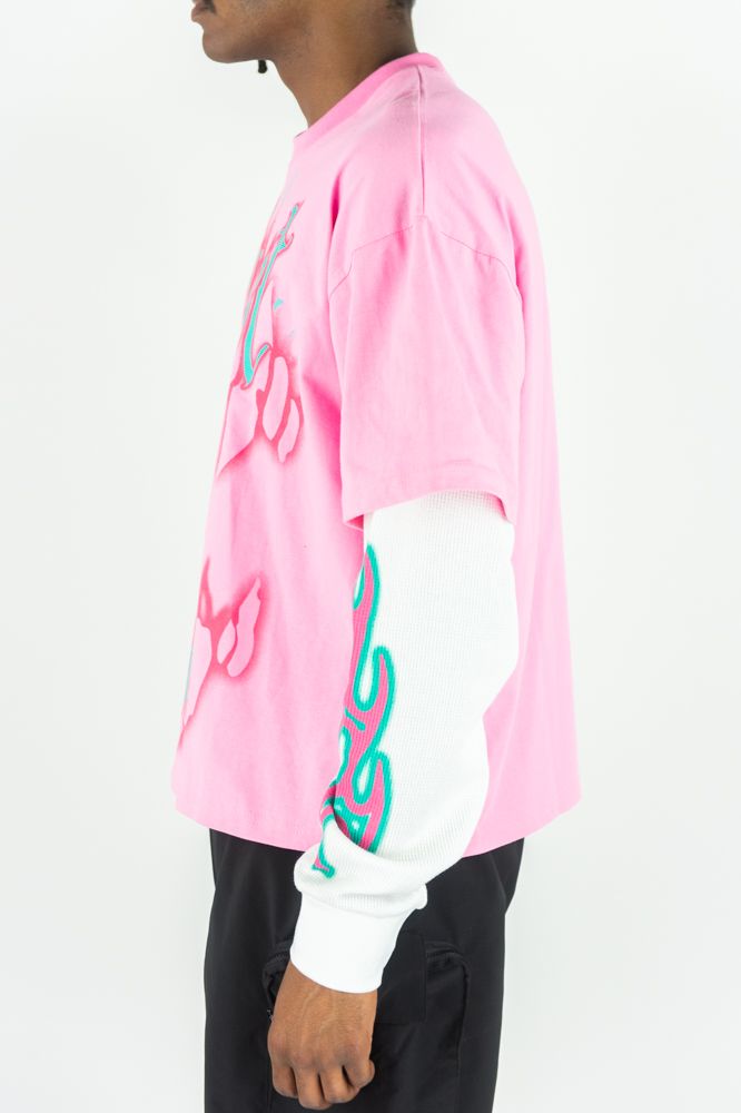 Rebel Minds Trust No One Layered Tee from On Time Fashions – tee by Rebel Minds, Birmingham AL’s 1 fashion store and premier destination for streetwear, suits, kids fashion, and big & tall
