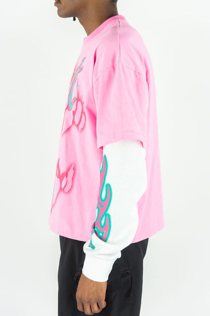 Rebel Minds Trust No One Layered Tee from On Time Fashions – tee by Rebel Minds, Birmingham AL’s 1 fashion store and premier destination for streetwear, suits, kids fashion, and big & tall