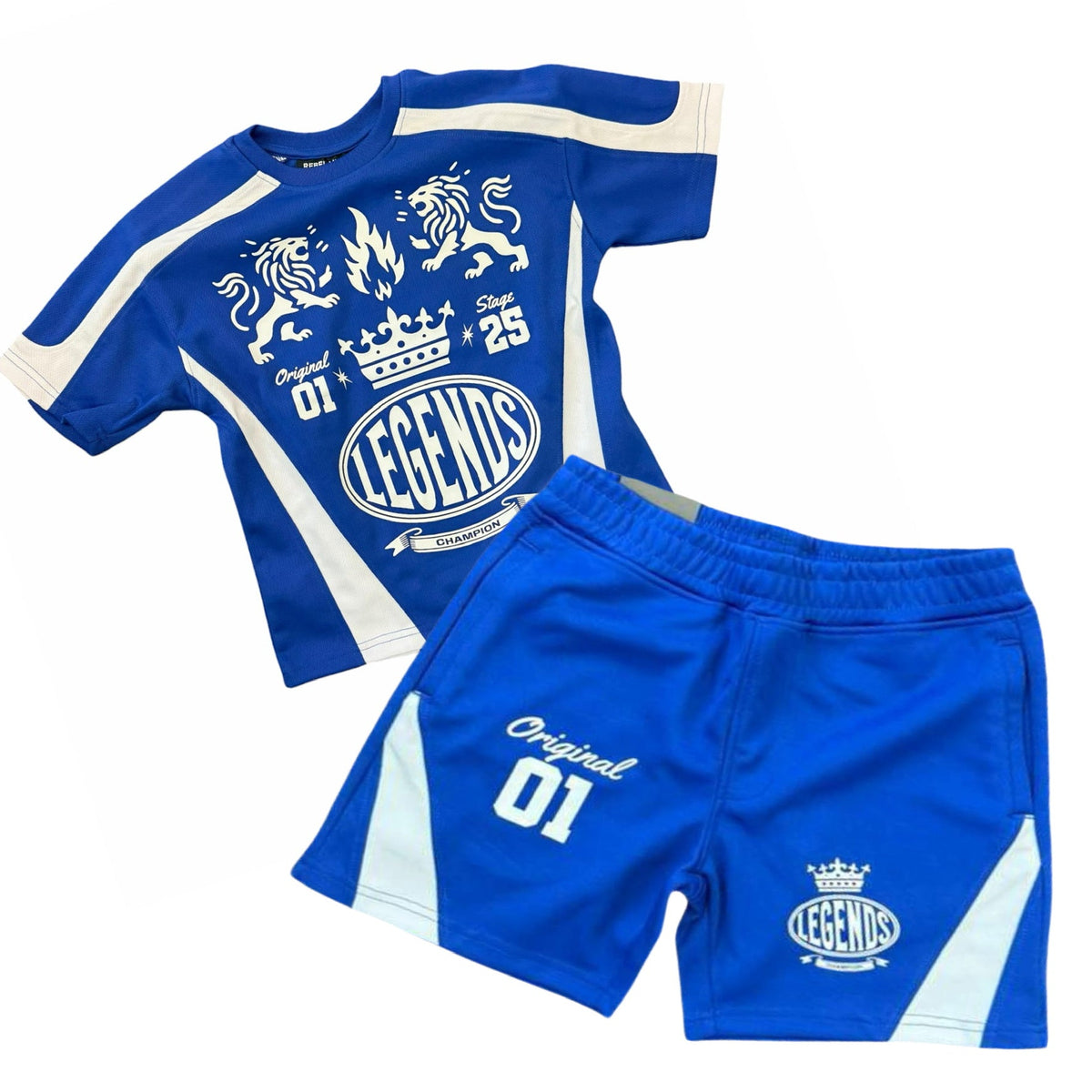 Rebel Minds Kid's Crown Legends Set in Blue