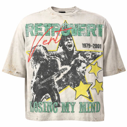 Retrovert Vert Rhinestone Star T-Shirt from On Time Fashions – T-shirt by Retrovert, Birmingham AL’s 1 fashion store and premier destination for streetwear, suits, kids fashion, and big & tall