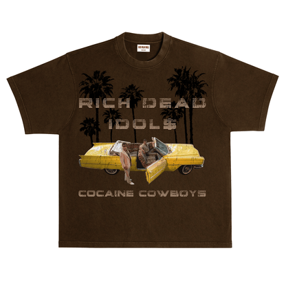 Rich Dead Idols Cocaine Cowboys Tee by Rich Dead Idols