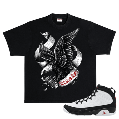 Rich Dead Idols Eagle $oaring Tee by Rich Dead Idols