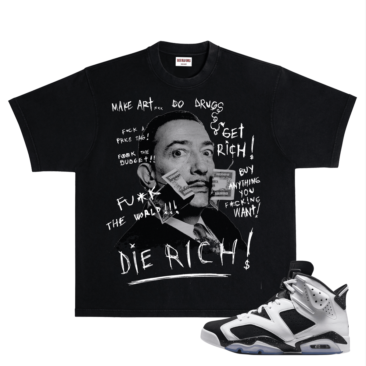 Rich Dead Idols Salvador Dali Tee by Rich Dead Idols
