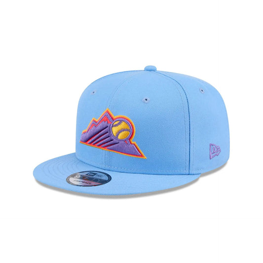 Colorado Rockies City Connect Alt 9FIFTY light blue snapback front