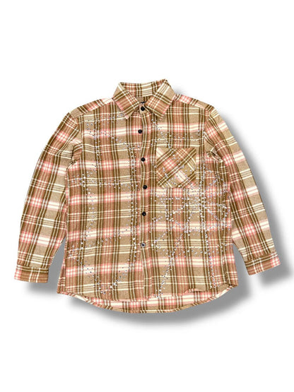 Roku Studio Web Flannel from On Time Fashions – Flannel by Roku Studio, Birmingham AL’s 1 fashion store and premier destination for streetwear, suits, kids fashion, and big & tall
