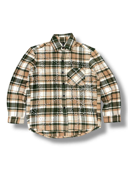 Roku Studio Web Flannel from On Time Fashions – Flannel by Roku Studio, Birmingham AL’s 1 fashion store and premier destination for streetwear, suits, kids fashion, and big & tall