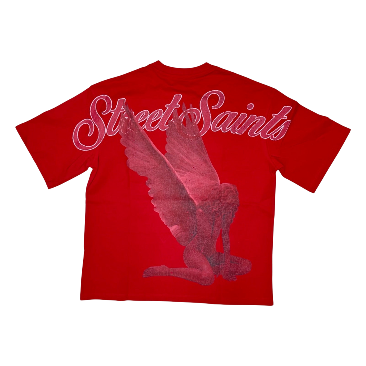 Roku Studio Gallery Tee in Red, back view