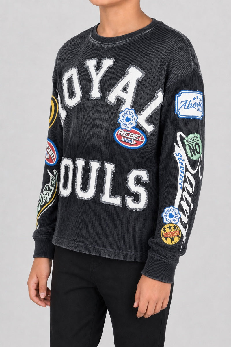 Black colorway, detail view