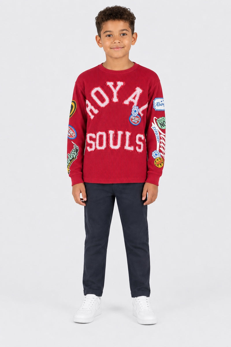 Red colorway, front view
