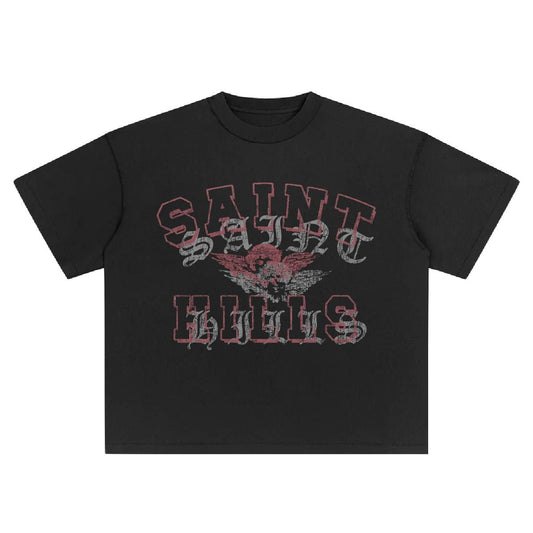 Saint Hills Saint Angel Tee from On Time Fashions – T-Shirt by Saint Hills, Birmingham AL’s 1 fashion store and premier destination for streetwear, suits, kids fashion, and big & tall