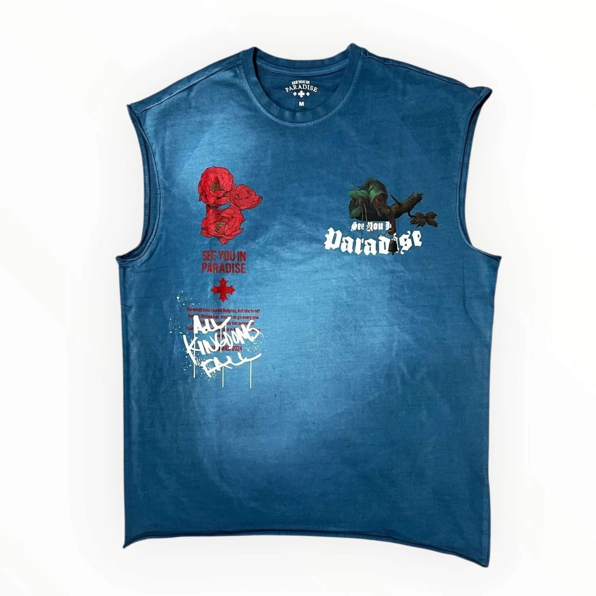 See You in Paradise All Kingdoms Fall from On Time Fashions – Tee by On Time Fashions Birmingham, Birmingham AL’s 1 fashion store and premier destination for streetwear, suits, kids fashion, and big & tall