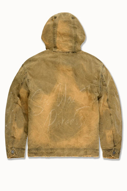 See You in Paradise Ashes to Ashes Work Jacket from On Time Fashions – Jackets by Jordan Craig, Birmingham AL’s 1 fashion store and premier destination for streetwear, suits, kids fashion, and big & tall
