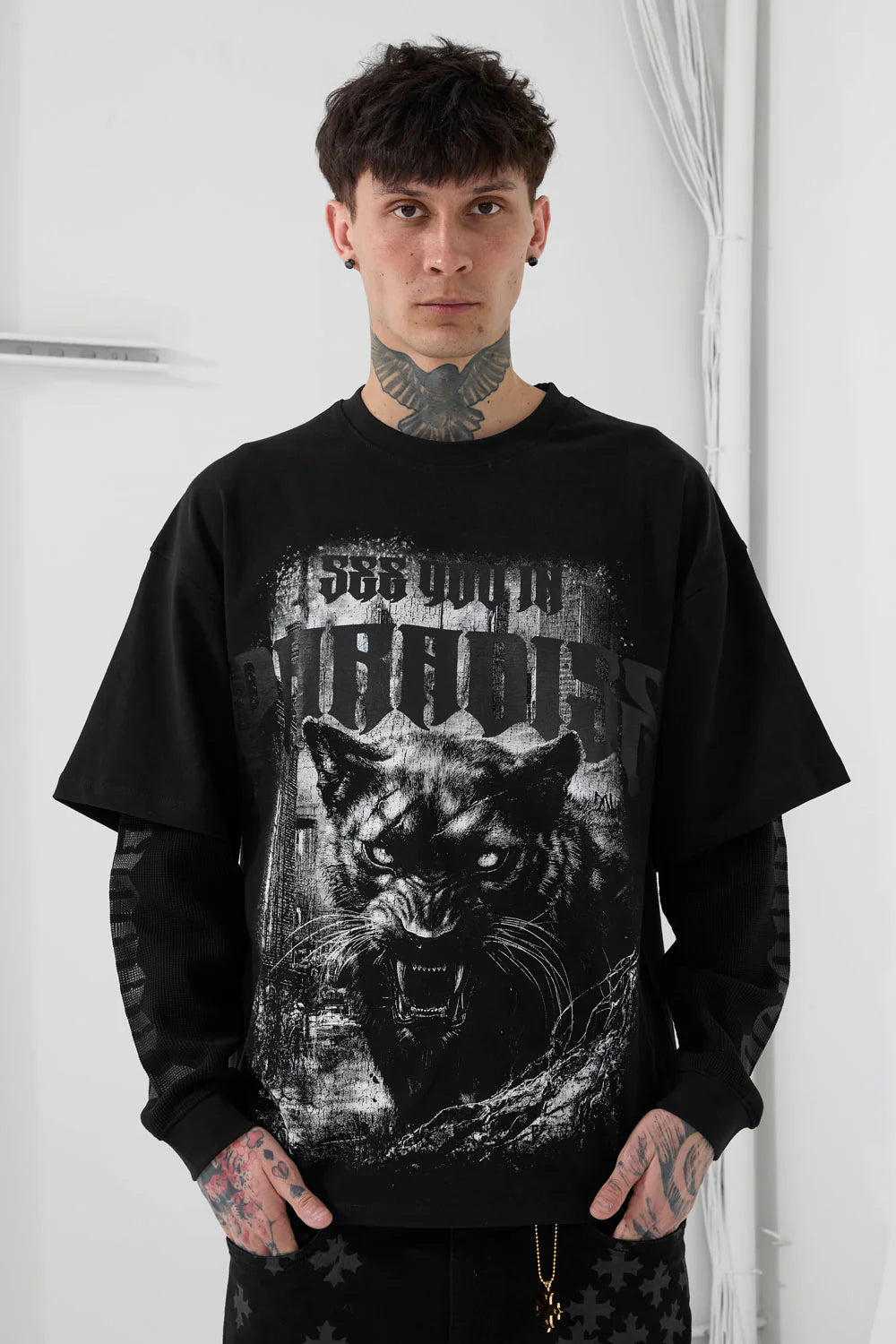 See You in Paradise Blood Sport Waffle Thermal Tee
