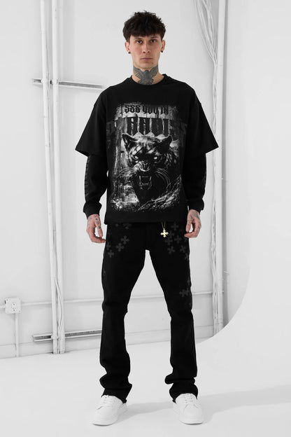 See You in Paradise Blood Sport Waffle Thermal Tee – view 6