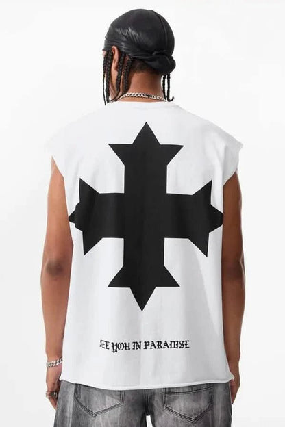 See You in Paradise Cross Cutoff from On Time Fashions – Tee by On Time Fashions Birmingham, Birmingham AL’s 1 fashion store and premier destination for streetwear, suits, kids fashion, and big & tall