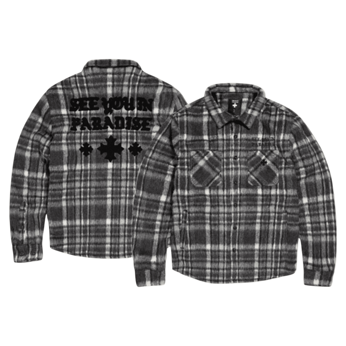 See You in Paradise Embroidered Shacket by See You in Paradise