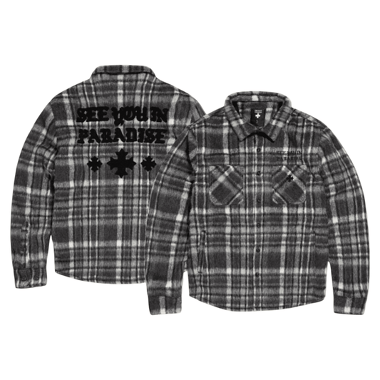 See You in Paradise Embroidered Shacket by See You in Paradise