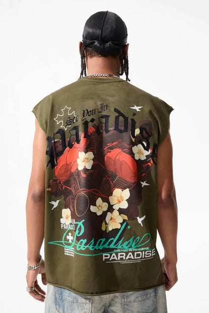 See You in Paradise Heartfelt Cutoff from On Time Fashions â€“ by On Time Fashions Birmingham, Birmingham ALâ€™s 1 fashion store and premier destination for streetwear, suits, kids fashion, and big & tall