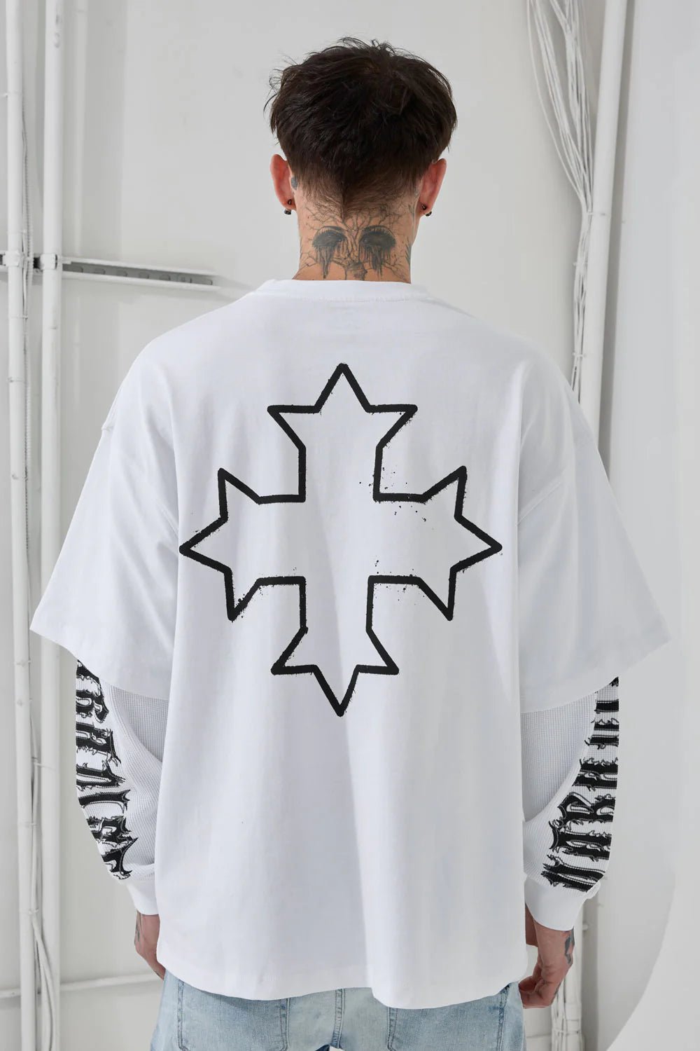 See You in Paradise Heavy Metal Waffle Thermal Tee – view 4