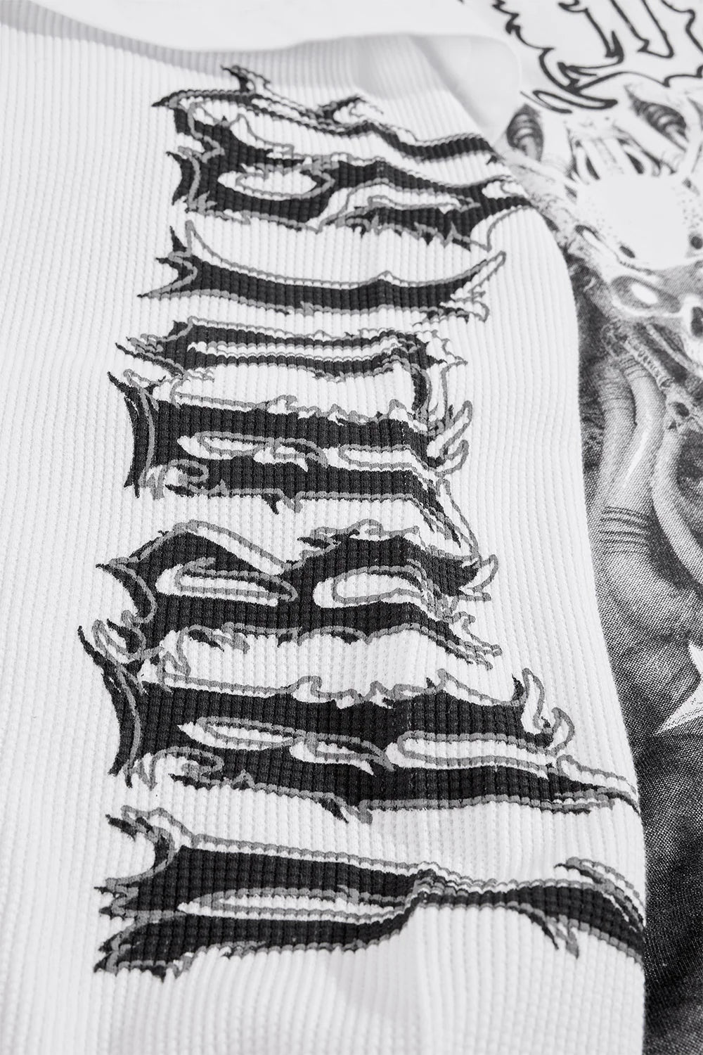 See You in Paradise Heavy Metal Waffle Thermal Tee – view 3
