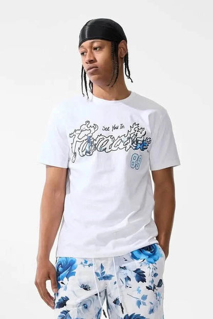 See You in Paradise Ibiza Tee from On Time Fashions – Tee by On Time Fashions Birmingham, Birmingham AL’s 1 fashion store and premier destination for streetwear, suits, kids fashion, and big & tall