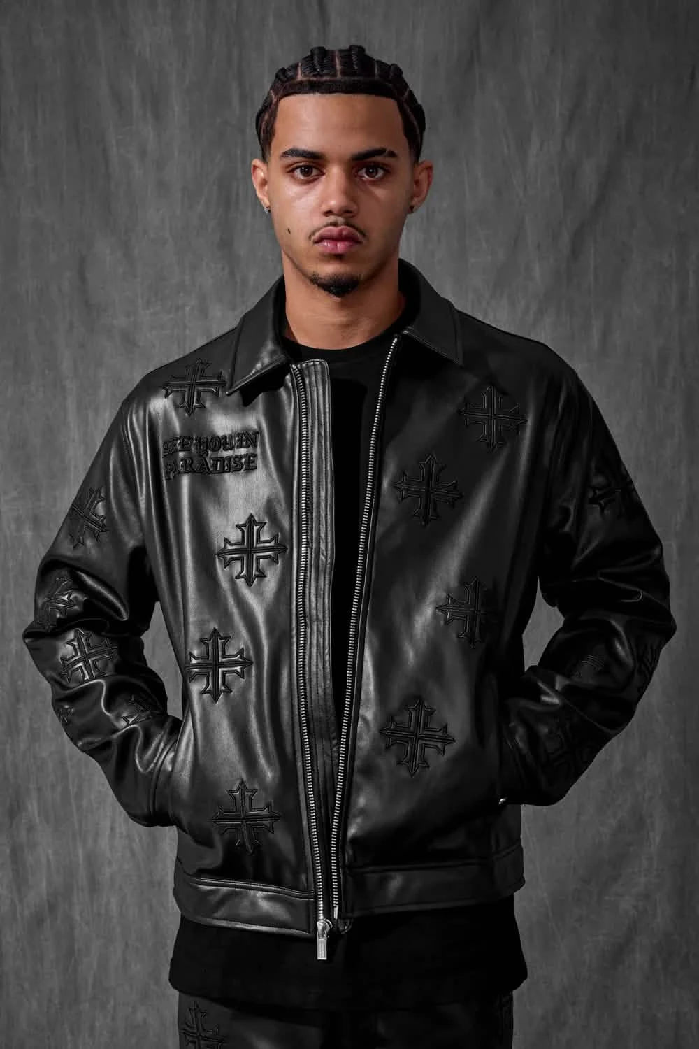 See You in Paradise Inferno Trucker Jacket from On Time Fashions – Jackets by Jordan Craig, Birmingham AL’s 1 fashion store and premier destination for streetwear, suits, kids fashion, and big & tall