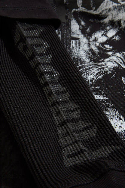See You in Paradise Kid's Blood Sport Waffle Thermal Tee from On Time Fashions – Kid's Tee by Jordan Craig, Birmingham AL’s 1 fashion store and premier destination for streetwear, suits, kids fashion, and big & tall